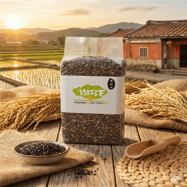 黑秈米2kg,樹仔下