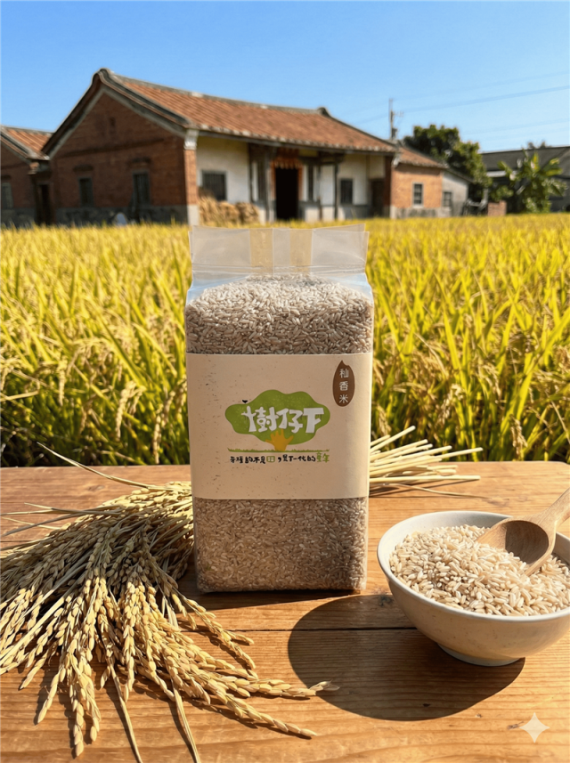 長秈米2kg(糙米),樹仔下