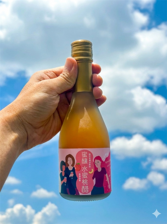 樹仔下,【阿水】蜜釀水蜜桃醋