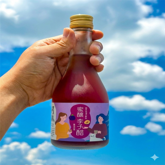 【阿水】蜜釀李子醋,樹仔下