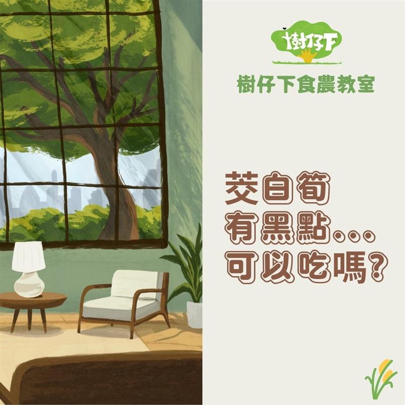 樹仔下,【樹仔下食農教室】茭白筍有黑點...可以吃嗎?